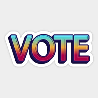 vote Sticker